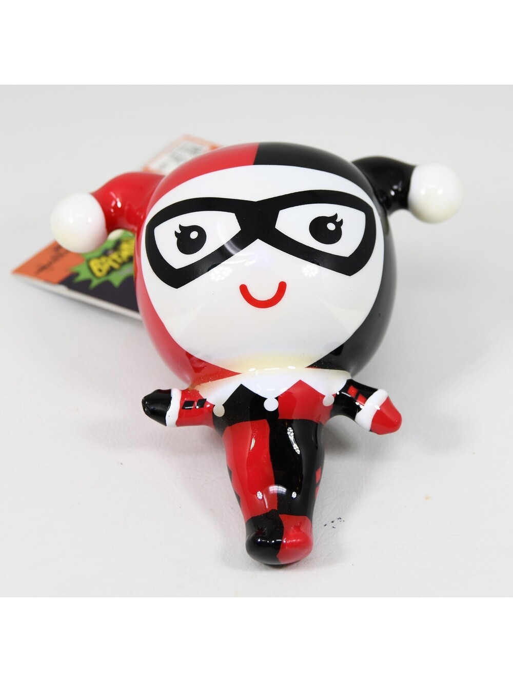 Harley Quinn Christmas Ornament DC Comics Hallmark Shatterproof Decoupage 4"